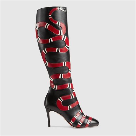 gucci serpent boots|gucci boots snake bottom.